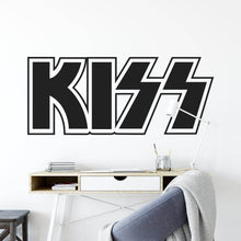 Load image into Gallery viewer, Kiss Band Logo Wall Sticker | Apex Stickers
