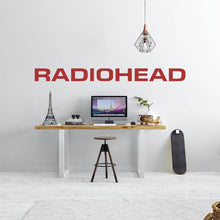 Load image into Gallery viewer, Radiohead Band Logo Wall Sticker | Apex Stickers
