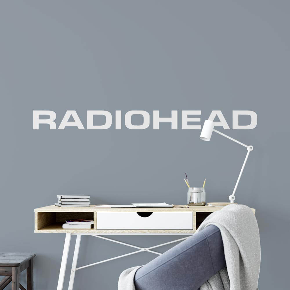 Radiohead Band Logo Wall Sticker | Apex Stickers