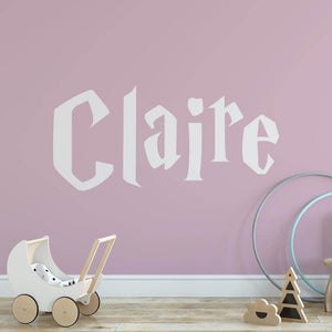 Harry Potter Personalised Name Wall Sticker | Apex Stickers
