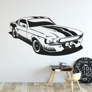 American Muscle Car Mustang Wall Sticker | Apex Stickers