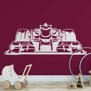 F1 Front View Formula One Race Car Wall Sticker | Apex Stickers