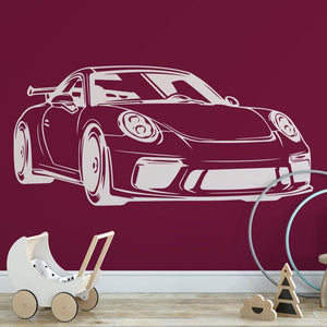 Porsche 911 Sports Car Wall Sticker | Apex Stickers