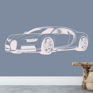 Bugatti Veyron Sports Car Wall Sticker | Apex Stickers