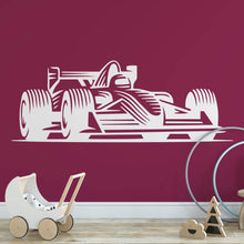 Load image into Gallery viewer, Cartoon style F1 Formula One Race Car Wall Sticker | Apex Stickers
