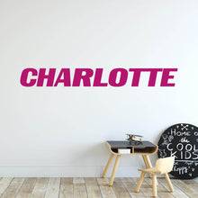 Load image into Gallery viewer, Racing Car Style Personalised Name Wall Sticker | Apex Stickers
