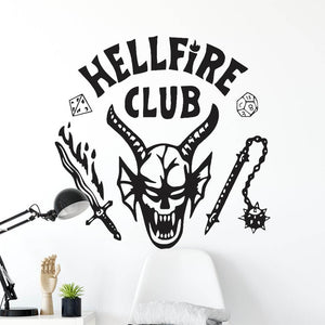 Stranger Things Hellfire Club Wall Sticker | Apex Stickers
