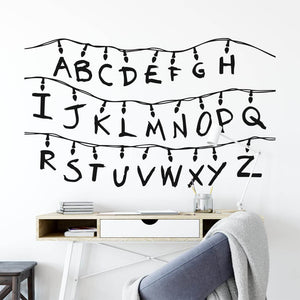 Stranger Things Alphabet Wall Sticker | Apex Stickers