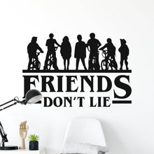 Load image into Gallery viewer, Stranger Things Friends Don&#39;t Lie Wall Sticker | Apex Stickers
