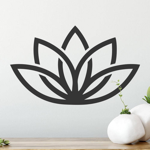 Lotus Yoga Meditation Spiritual Wall Sticker | Apex Stickers