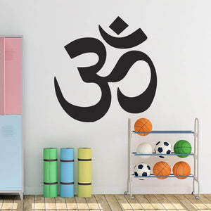 Om Yoga Meditation Spiritual Wall Sticker | Apex Stickers