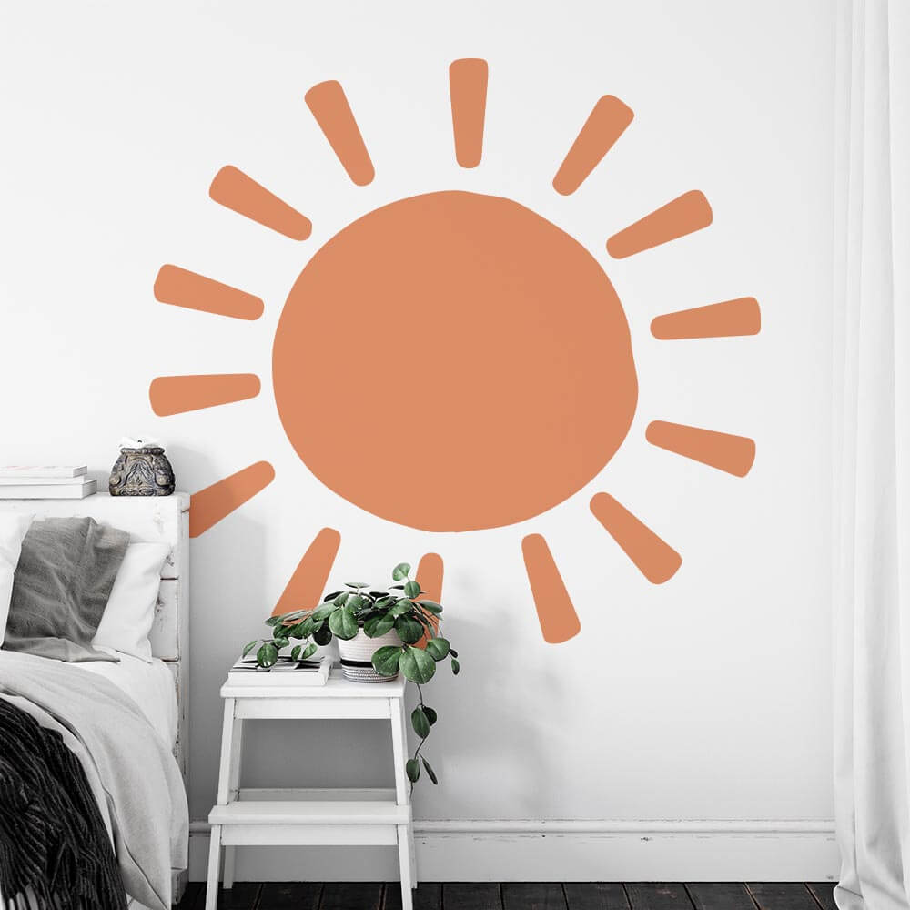 Boho Chic Sun Wall Sticker | Apex Stickers