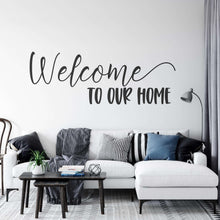 Load image into Gallery viewer, Welcome to our Home Wall Sticker | Apex Stickers
