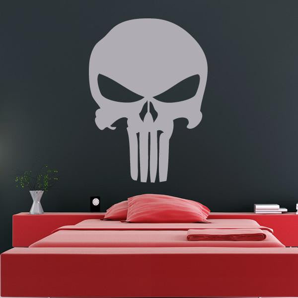 Punisher Skull Superhero Logo Wall Art Sticker | Apex Stickers