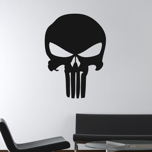 Punisher Skull Superhero Logo Wall Art Sticker | Apex Stickers
