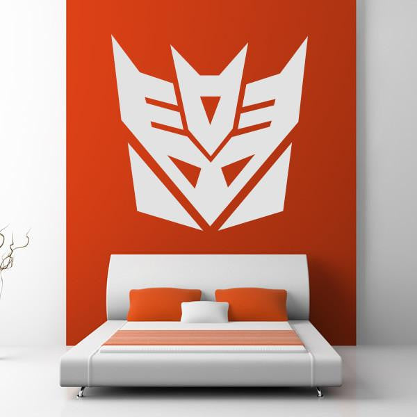 Decepticon Transformers Logo Wall Art Sticker | Apex Stickers