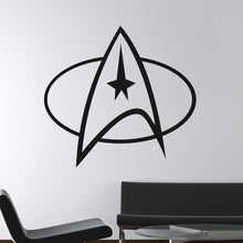 Load image into Gallery viewer, Star Trek Starfleet Insignia Wall Art Sticker | Apex Stickers
