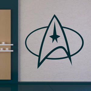 Star Trek Starfleet Insignia Wall Art Sticker | Apex Stickers