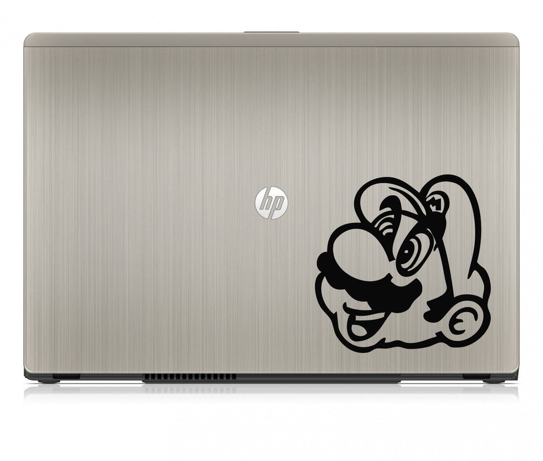 Super Mario Head Bumper/Phone/Laptop Sticker | Apex Stickers