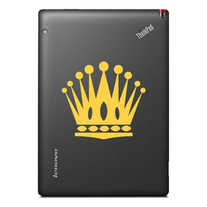 Crown King Queen Bumper/Phone/Laptop Sticker | Apex Stickers