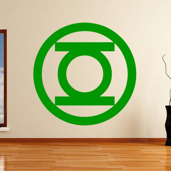 The Green Lantern Superhero Logo Wall Art Sticker | Apex Stickers
