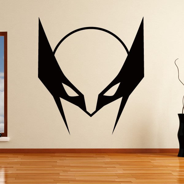 Wolverine Superhero Mask Wall Art Sticker | Apex Stickers