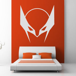Wolverine Superhero Mask Wall Art Sticker | Apex Stickers