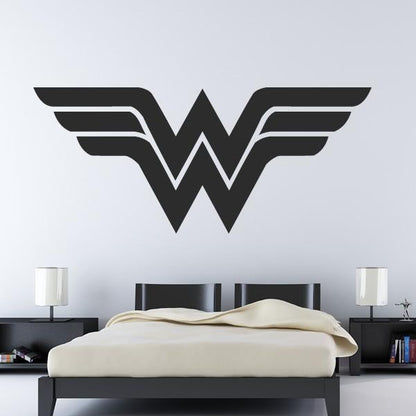 Wonder Woman Superhero Logo Wall Art Sticker | Apex Stickers