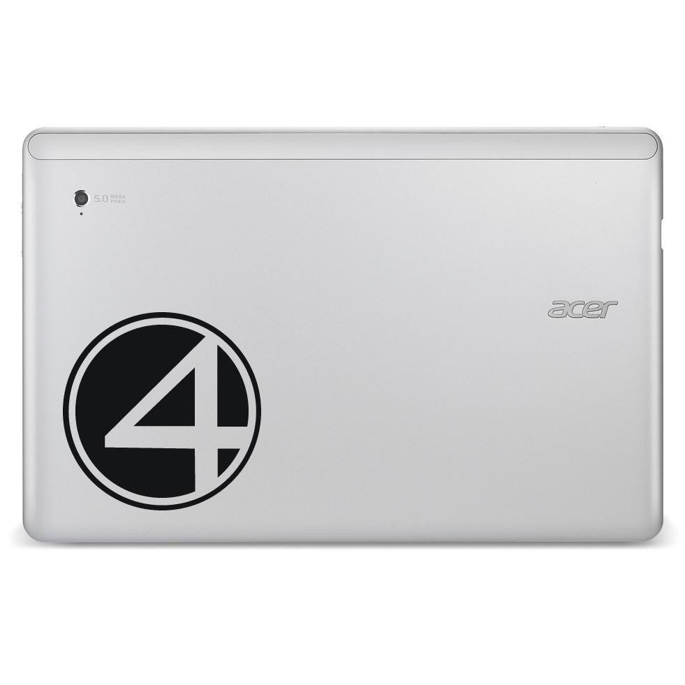 Fantastic 4 Superhero Logo Bumper/Phone/Laptop Sticker | Apex Stickers