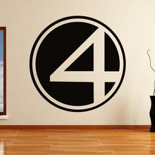 Load image into Gallery viewer, Fantastic 4 Superhero Logo Wall Art Sticker | Apex Stickers
