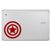 Load image into Gallery viewer, Captain America Avengers Superhero Logo Bumper/Phone/Laptop Sticker | Apex Stickers
