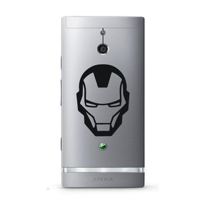 Iron Man Superhero Head Logo Bumper/Phone/Laptop Sticker | Apex Stickers