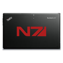 Load image into Gallery viewer, Mass Effect N7 Insignia Computer Game Logo Bumper/Phone/Laptop Sticker | Apex Stickers
