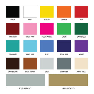 Colour Chart | Apex Stickers