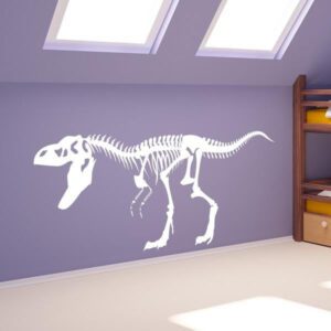 T-Rex Dinosaur Skeleton Wall Sticker | Apex Stickers