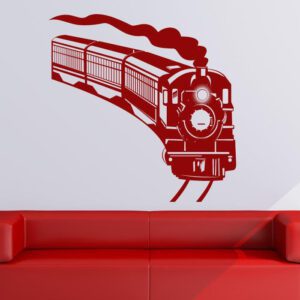Steam Engine Train Wall Art Sticker | Apex Stickers