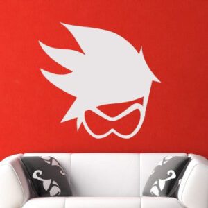 Tracer Head Overwatch Computer Game Wall Art Sticker | Apex Stickers