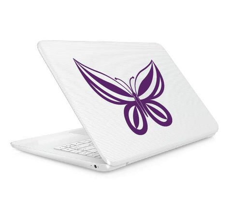 Violet is the new Black 2018 Violet Butterfly Laptop Sticker