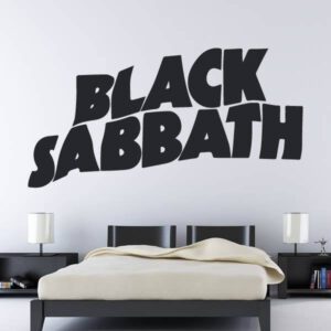 Black Sabbath Band Logo Wall Art Sticker | Apex Stickers