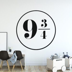 Harry Potter Platform 9 and 3 Quarters Wall Sticker | Apex Stickers