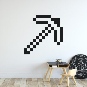 Minecraft Pickaxe Wall Sticker | Apex Stickers