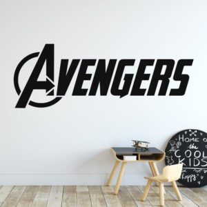 Avengers Text Logo Wall Sticker | Apex Stickers