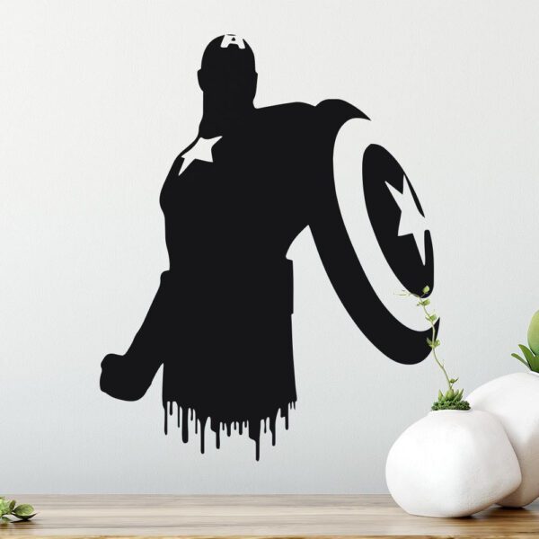 Captain America Wall Sticker | Apex Stickers