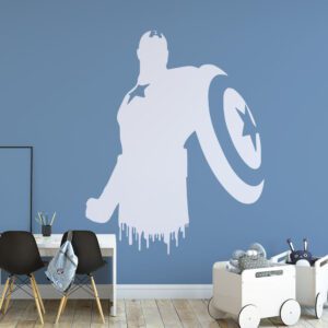 Captain America Wall Sticker | Apex Stickers
