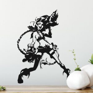 League of Legends Arcane Jinx Wall Sticker | Apex Stickers