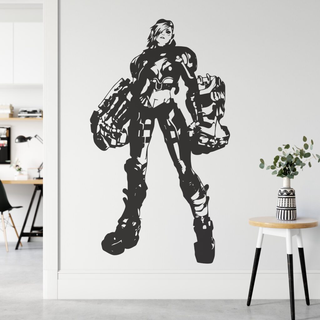 League of Legends Arcane Vi Wall Sticker | Apex Stickers