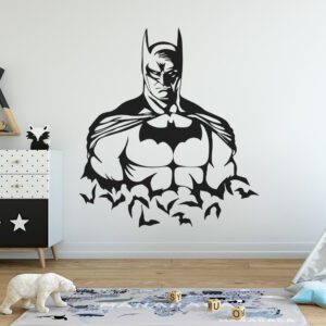 Batman With Bats Wall Sticker | Apex Stickers