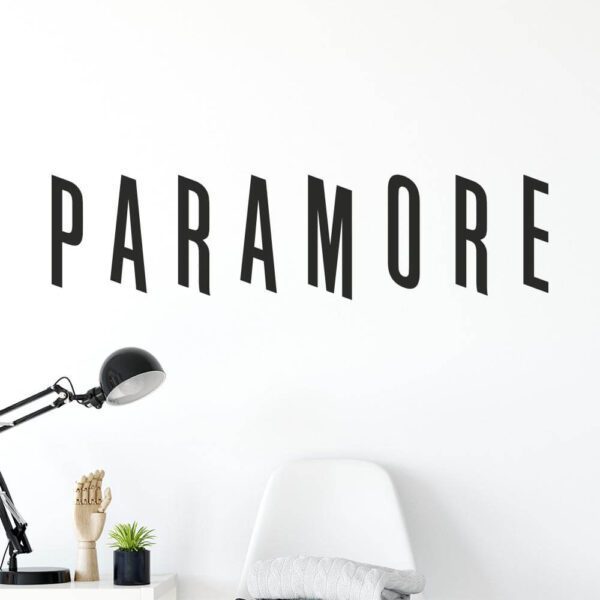 Paramore Band Logo Wall Sticker | Apex Stickers