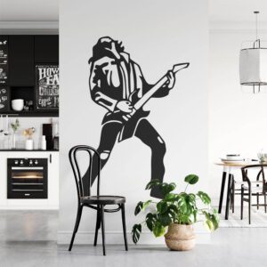 Eddie Stranger Things Guitar Wall Sticker | Apex Stickers