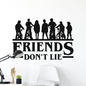 Stranger Things Friends Don't Lie Wall Sticker | Apex Stickers